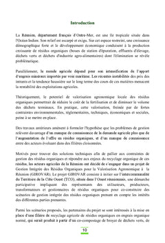 Co-construction d'une filière de valorisation agricole à la Réunion