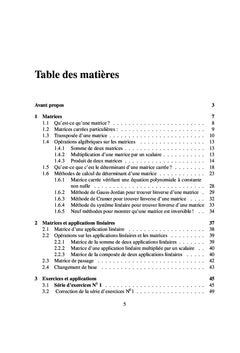 ALGÈBRE II - PARTIE 1
