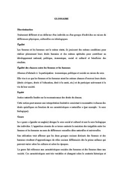 Genre et sens sexue des cursus scolaires