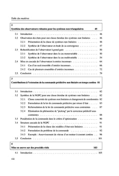 Sur la commande predictive non lineaire par retour de sortie