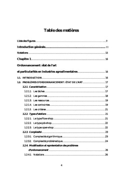 Ordonnancement dynamique dans les industries agroalimentaires
