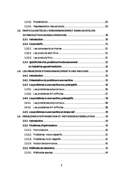 Ordonnancement dynamique dans les industries agroalimentaires