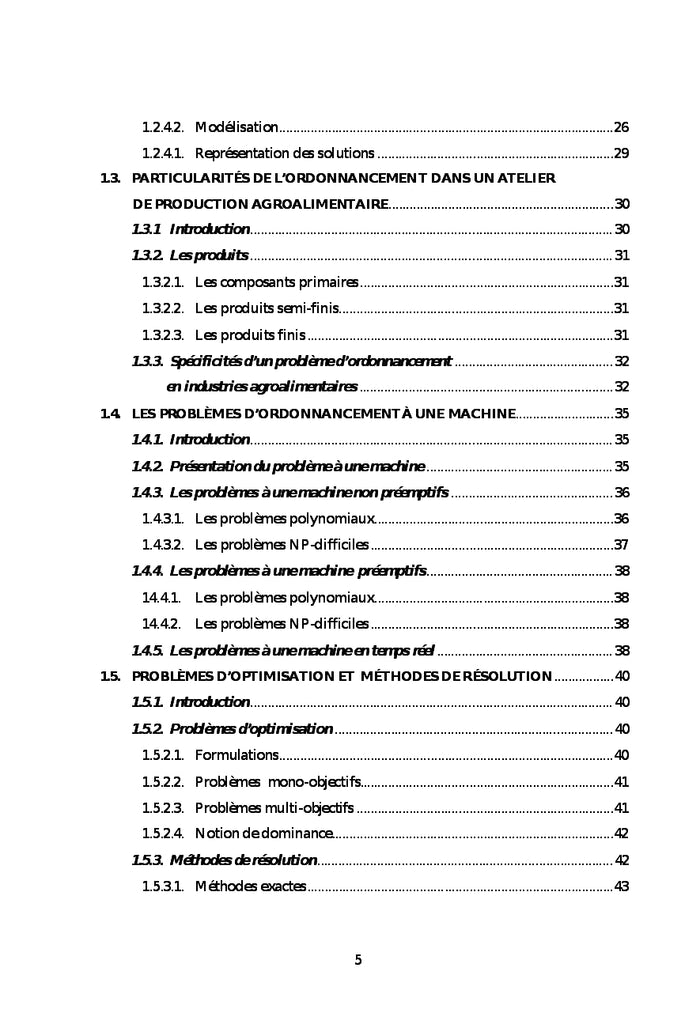 Ordonnancement dynamique dans les industries agroalimentaires