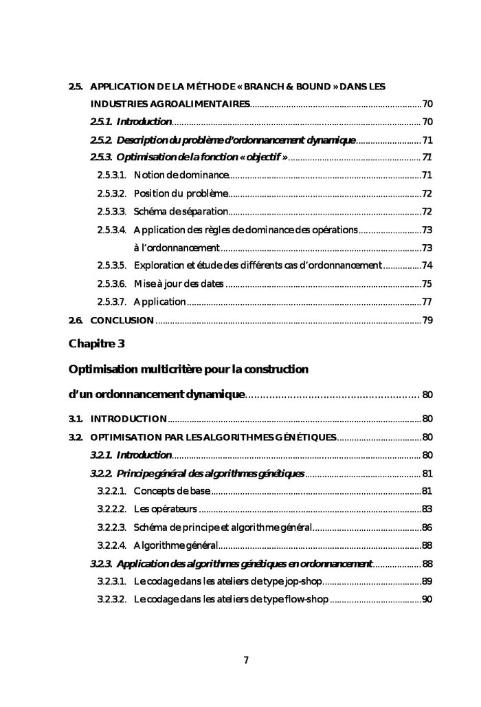 Ordonnancement dynamique dans les industries agroalimentaires