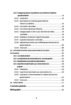 Ordonnancement dynamique dans les industries agroalimentaires