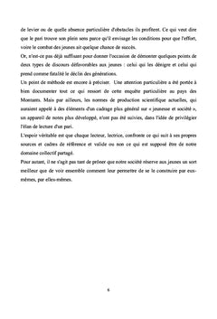 Au pays des Montants - Utopie d'une jeunesse en progrès