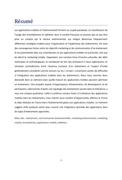 Les applications mobiles dans l'événementiel