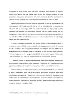 Les applications mobiles dans l'événementiel