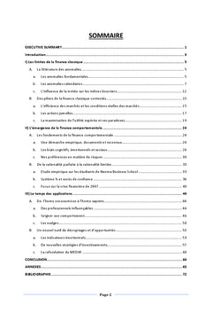 La finance comportementale, le nouveau paradigme financier?