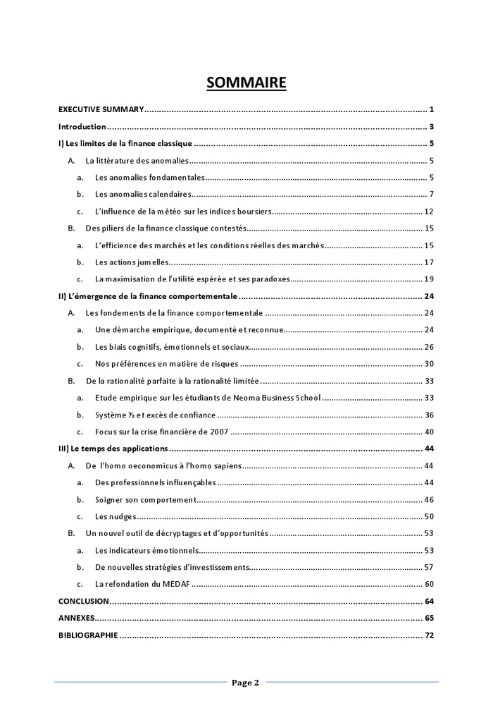 La finance comportementale, le nouveau paradigme financier?