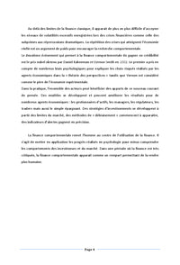 La finance comportementale, le nouveau paradigme financier?