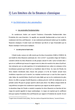 La finance comportementale, le nouveau paradigme financier?