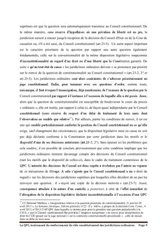 La QPC: instrument de renforcement des juridictions ordinaires