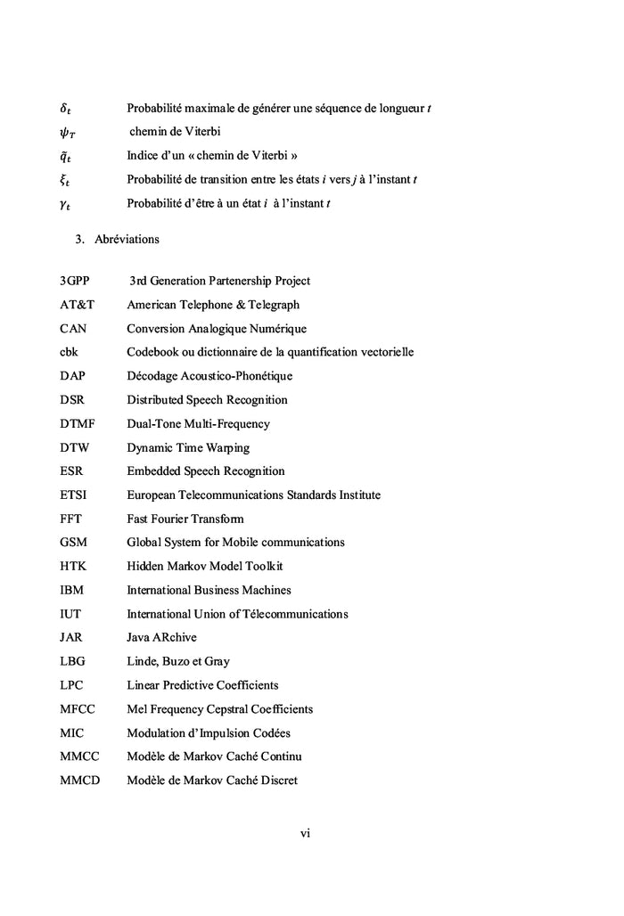Reconnaissance automatique de mot isolé: modélisation par MMC discret