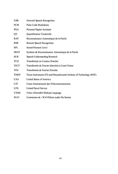 Reconnaissance automatique de mot isolé: modélisation par MMC discret