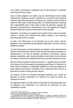 La traite des personnes en Afrique de l'Ouest