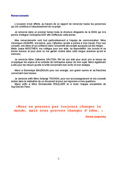 Management & Communication : la conduite du changement au sein d'EDF