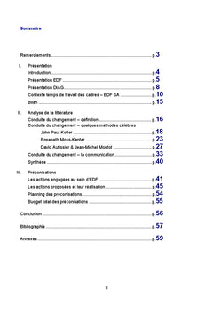 Management & Communication : la conduite du changement au sein d'EDF