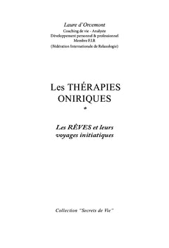 Les Therapies Oniriques
