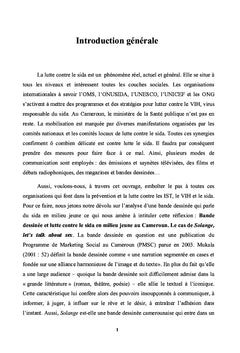 Bande dessinée et lutte contre le sida en milieu jeune au Cameroun