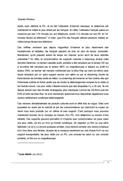 La dematerialisation des produits culturels