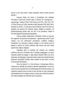 Dynamique affective dans l'évaluation des apprentissages scolaires