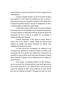 Dynamique affective dans l'évaluation des apprentissages scolaires