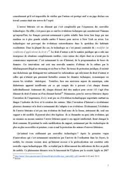 La littérature du XXIème siècle et les nouvelles technologies