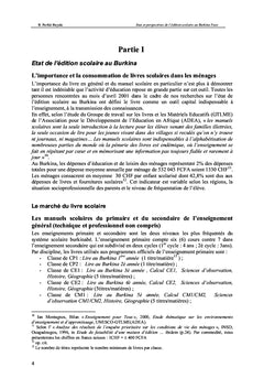 Etat et perspectives de l'édition scolaire au Burkina Faso