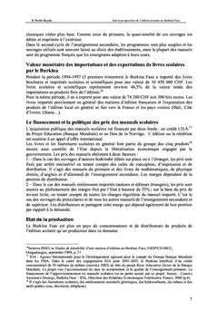 Etat et perspectives de l'édition scolaire au Burkina Faso