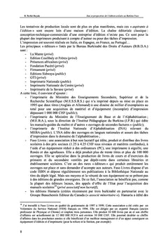 Etat et perspectives de l'édition scolaire au Burkina Faso