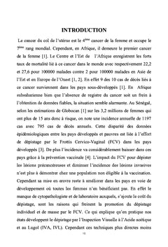 Depistage de masse par le frottis cervico-vaginal
