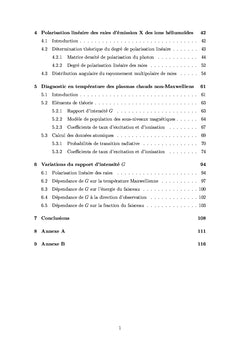 Effets d'e suprathermiques directifs sur le diagnostic en T de plasmas