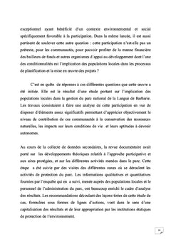 L'approche participative dans la protection de l'environnement