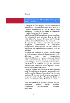 Integration de modeles d'eclairage A un code de calcul en bAtiment