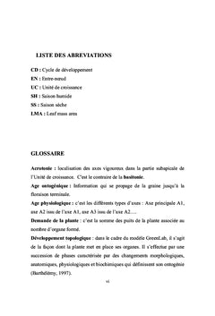 Modelisation de l'architecture et de la production d'Acmella oleracea