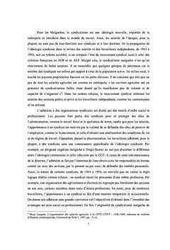 Syndicalisme et decolonisation A Madagascar (1944-1956)