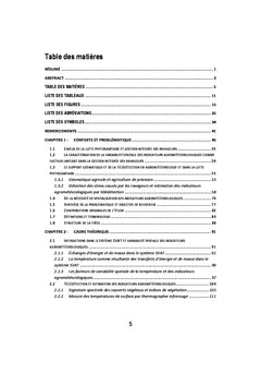 Télédétection, indicateurs agrométéorologiques et lutte phytosanitaire