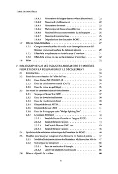 Comportement de l'interface d'un bicouche de chaussee urbaine
