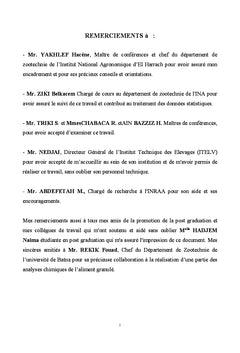 Performances zootechniques du lapin de population locale en Algerie