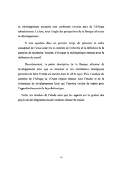 Défis de développement local en Afrique subsaharienne
