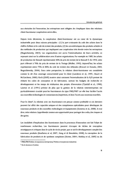 La relation client-fournisseur et l'innovation fournisseur
