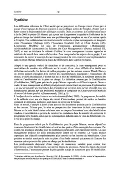Le case management dans CII-Mamac: quelle place pour le bénéficiaire?