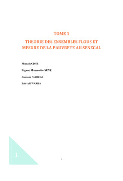 Mesure et Analyse de la Pauvreté au Sénégal