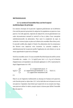 Mesure et Analyse de la Pauvreté au Sénégal