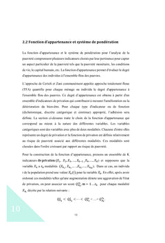Mesure et Analyse de la Pauvreté au Sénégal
