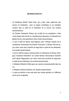 Le processus d'integration en Afrique Centrale par la presse ecrite