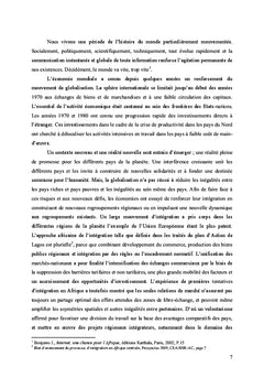 Le processus d'integration en Afrique Centrale par la presse ecrite