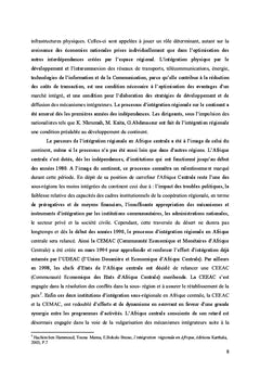 Le processus d'integration en Afrique Centrale par la presse ecrite