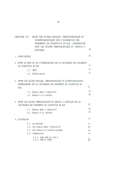 Effets de l'acide borique sur la croissance en comparaison des auxines